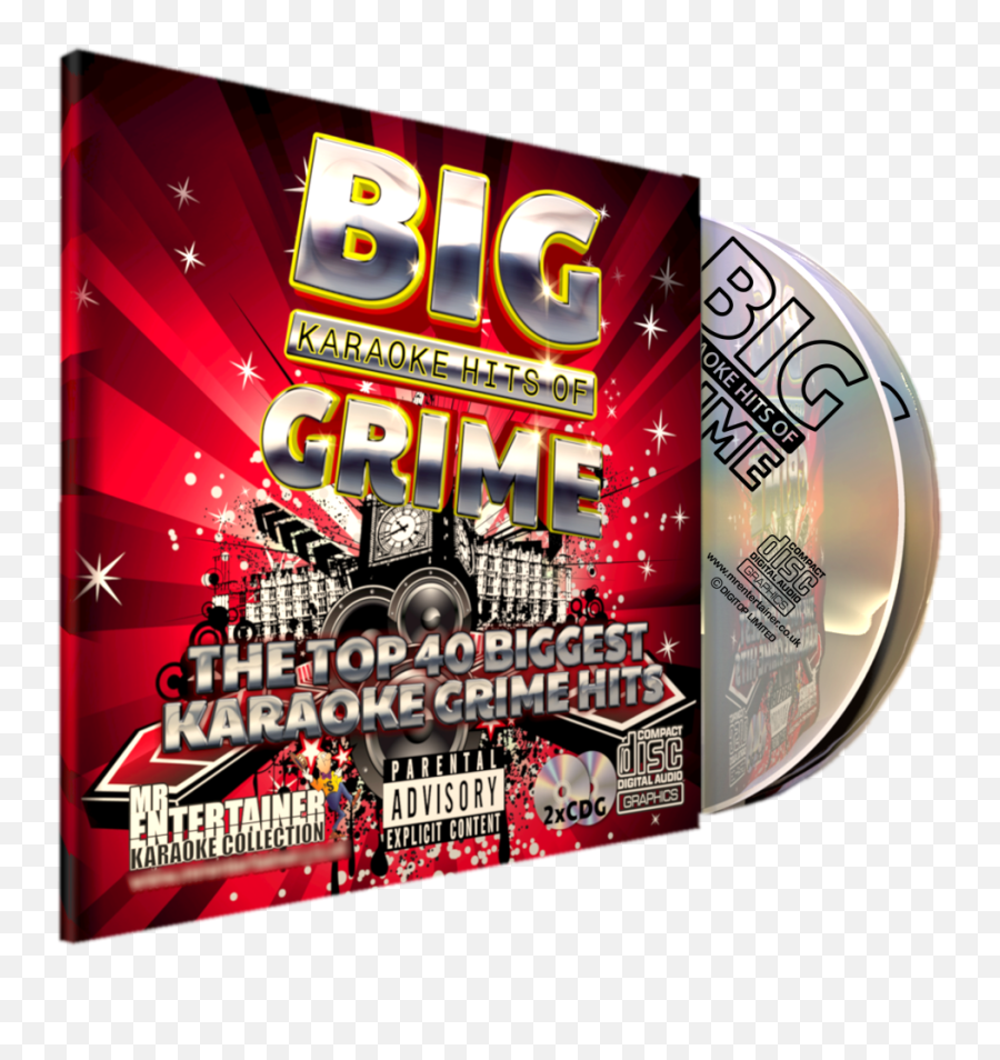 Grime Karaoke Mr Entertainer Big Hits Double Cdgcdg Disc Emoji,Explicit Lyrics Png