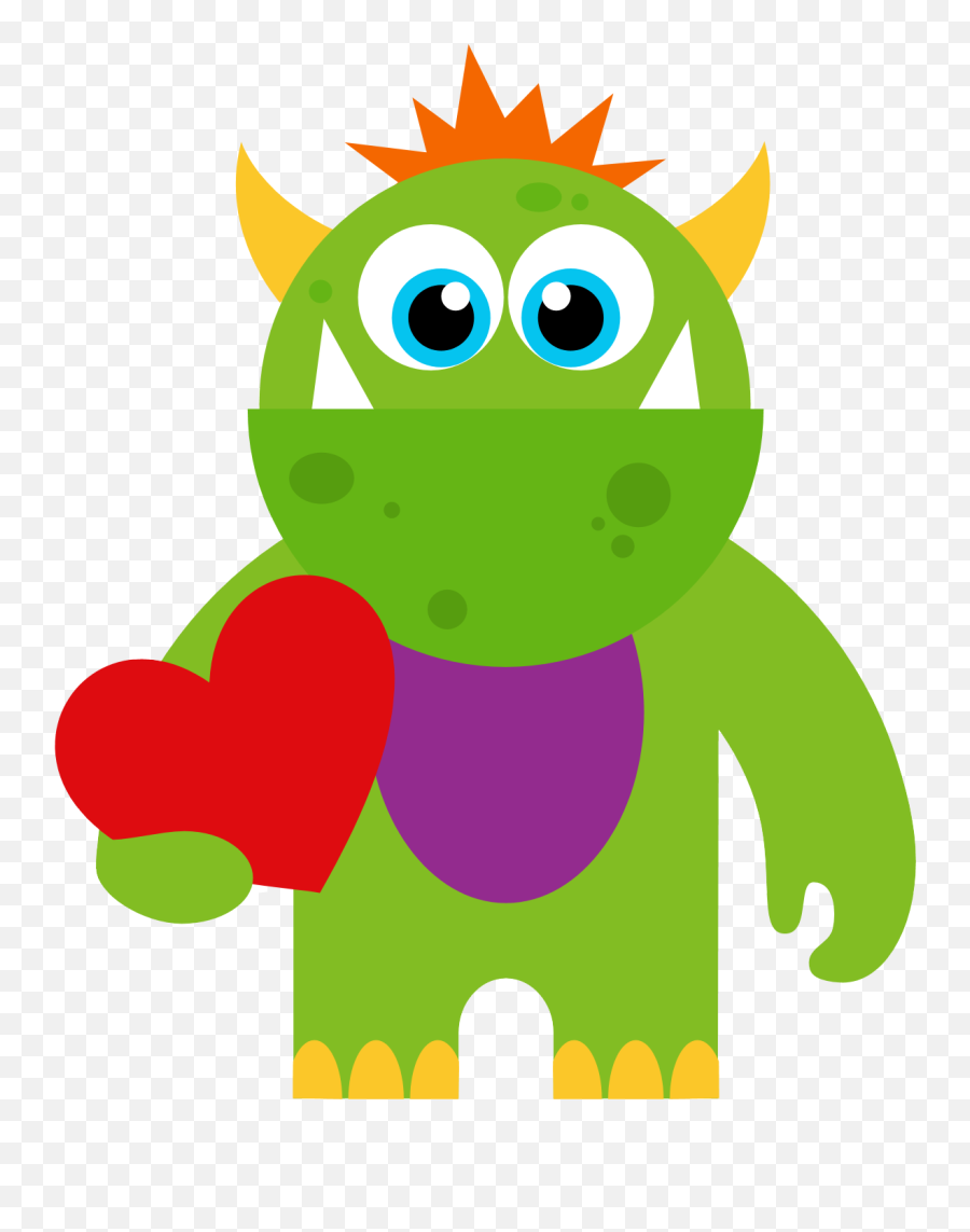 Monsterpng Monster Quilt Cute Monsters Monster Theme - Cute Valentine Monster Clipart Emoji,Monster Png