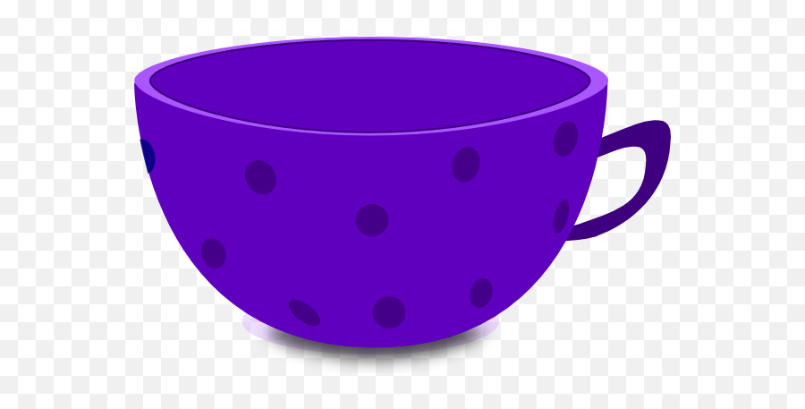 Purple Tea Cup Clip Art At Clker - Tea Cup Clipart Purple Emoji,Teacup Clipart