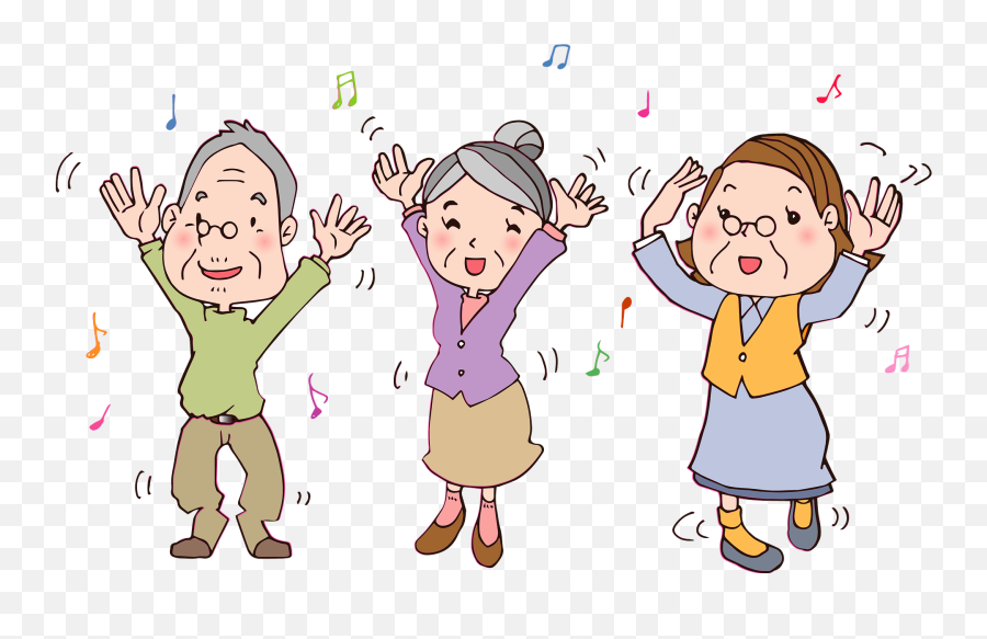 Old People Are Dancing Clipart Emoji,Dance Clipart