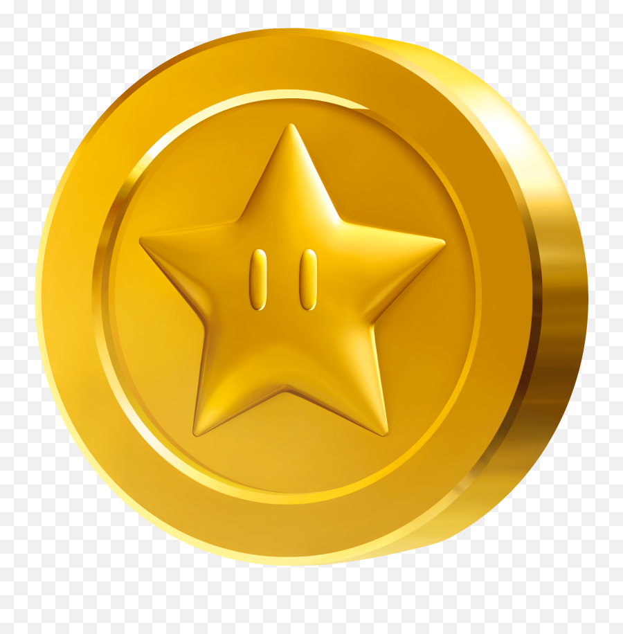 Super Mario Star Coins Drawing Free Image - Monedas Mario Bros Png Emoji,Mario Star Png