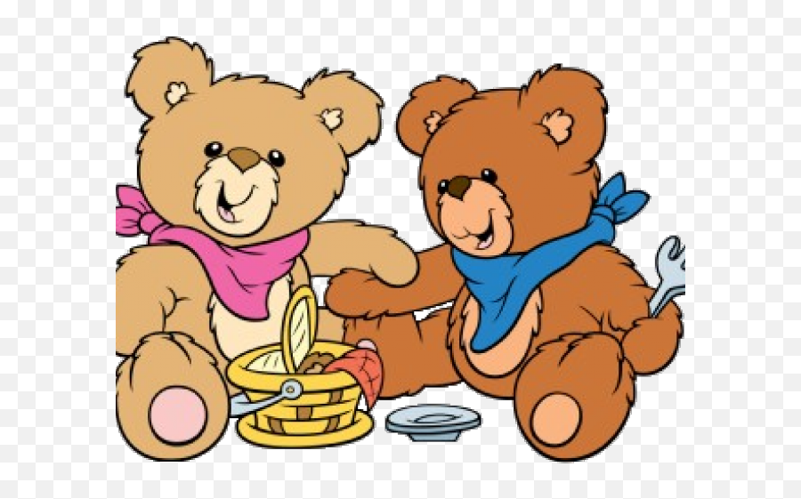 Teddy Bears Clipart - Png Download Full Size Clipart Teddy Bears Picnic Emoji,Teddy Bear Clipart
