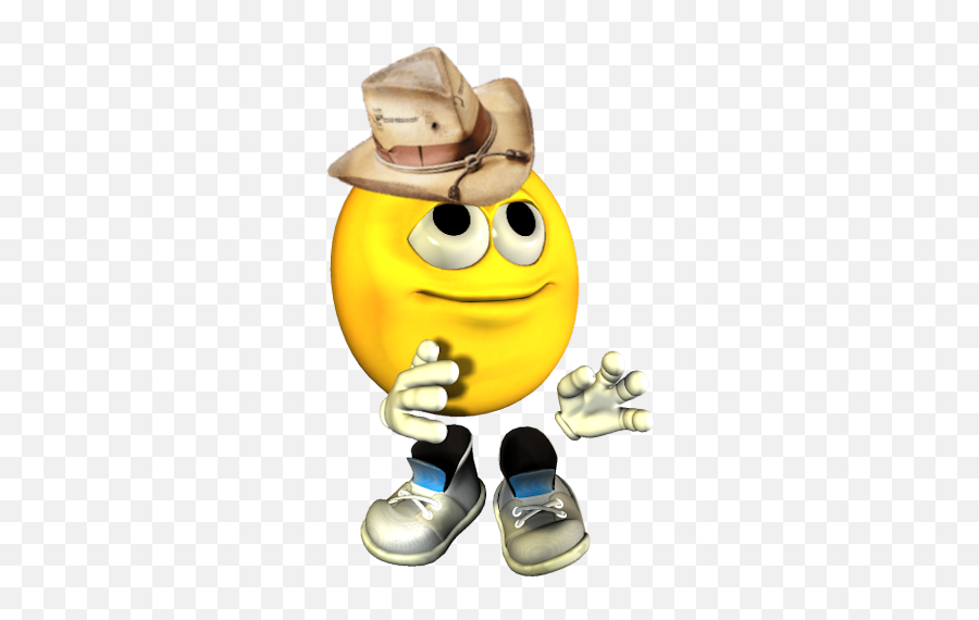 Smiley Emoji - Funny Emoji With Legs,Cowboy Emoji Png