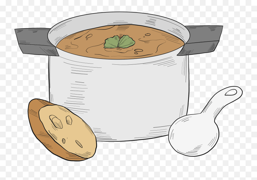 Pot Of Soup Clipart - Transparent Pot Of Soup Png Emoji,Soup Clipart