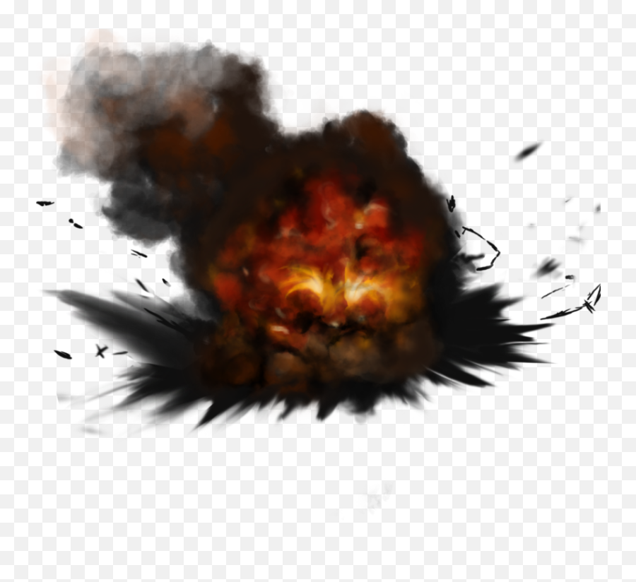 Download Hd Explosion Png Photo - Flame Emoji,Explosion Png
