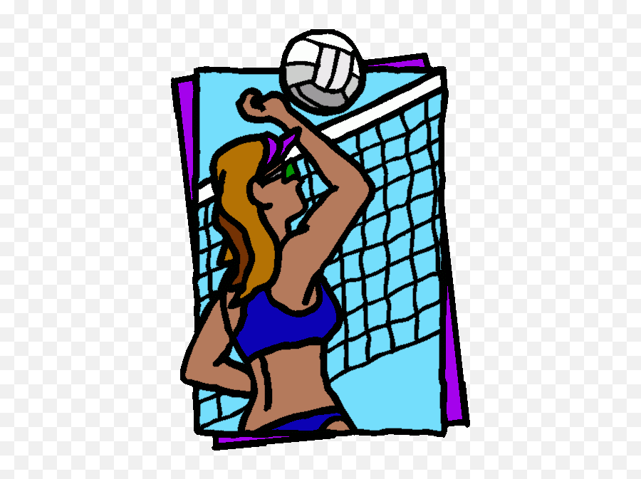 Free Volleyball Clipart Download Free - Beach Volleyball Clipart Emoji,Volleyball Clipart