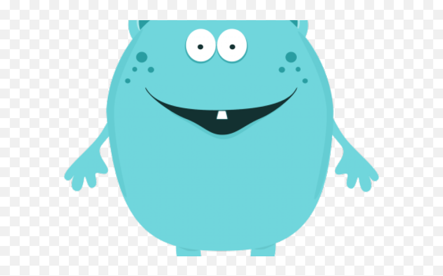 Monsters Clipart Blue Png Image With No Emoji,Cute Monster Clipart