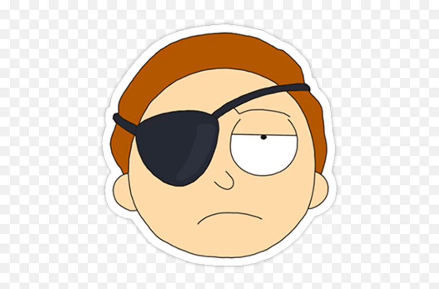 Rick And Morty One Eye Morty - Sticker Mania Emoji,Rick And Morty Clipart