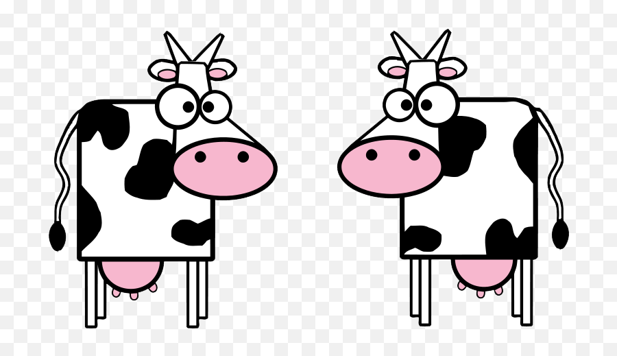 Cow Clipart Cute - Clip Art Cartoon Cow Emoji,Cow Clipart