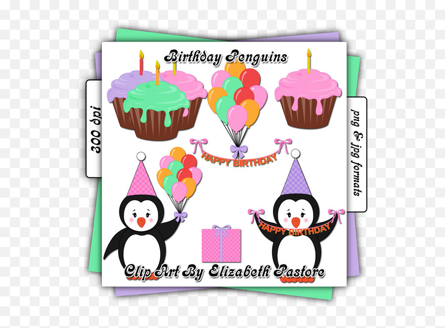 Birthday Penguin Clip Art For Clipart Panda - Free Clipart Emoji,Baby Penguin Clipart