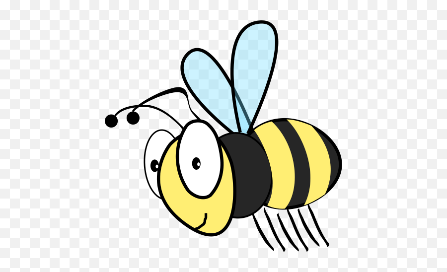 Bee Png Small - Bee Clipart Black And White Png Transparent Bee Cartoon Transparent Background Emoji,Bee Clipart Black And White