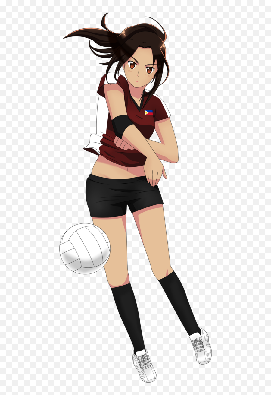 Volleyball By Exelionstar - Anime Girl Playing Volleyball For Volleyball Emoji,Volleyball Png