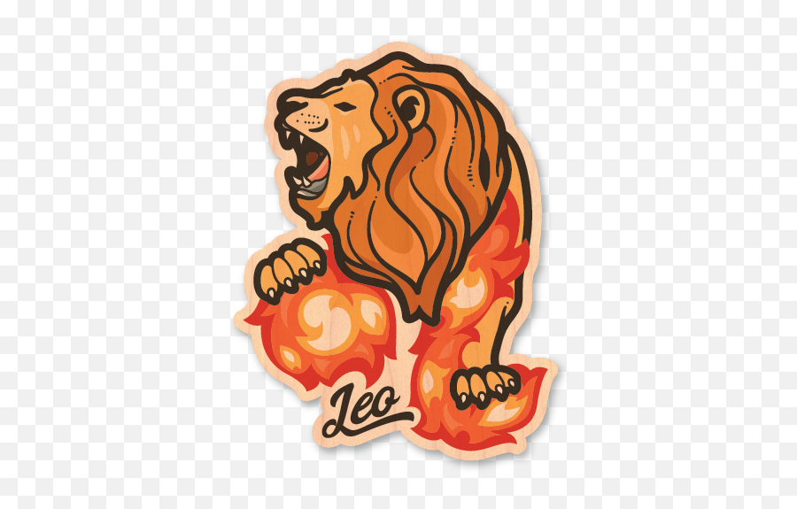 Firey Leo Emoji,Leo Clipart