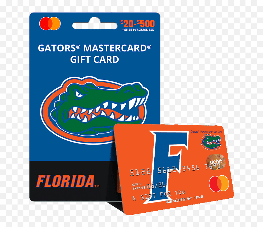 Florida Gators Fancard Mastercard Gift - Florida Gators Emoji,Florida Gators Logo