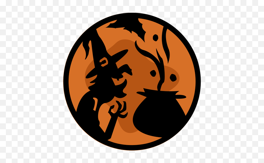 Witch Halloween Papercut Illustration - Language Emoji,Halloween Png