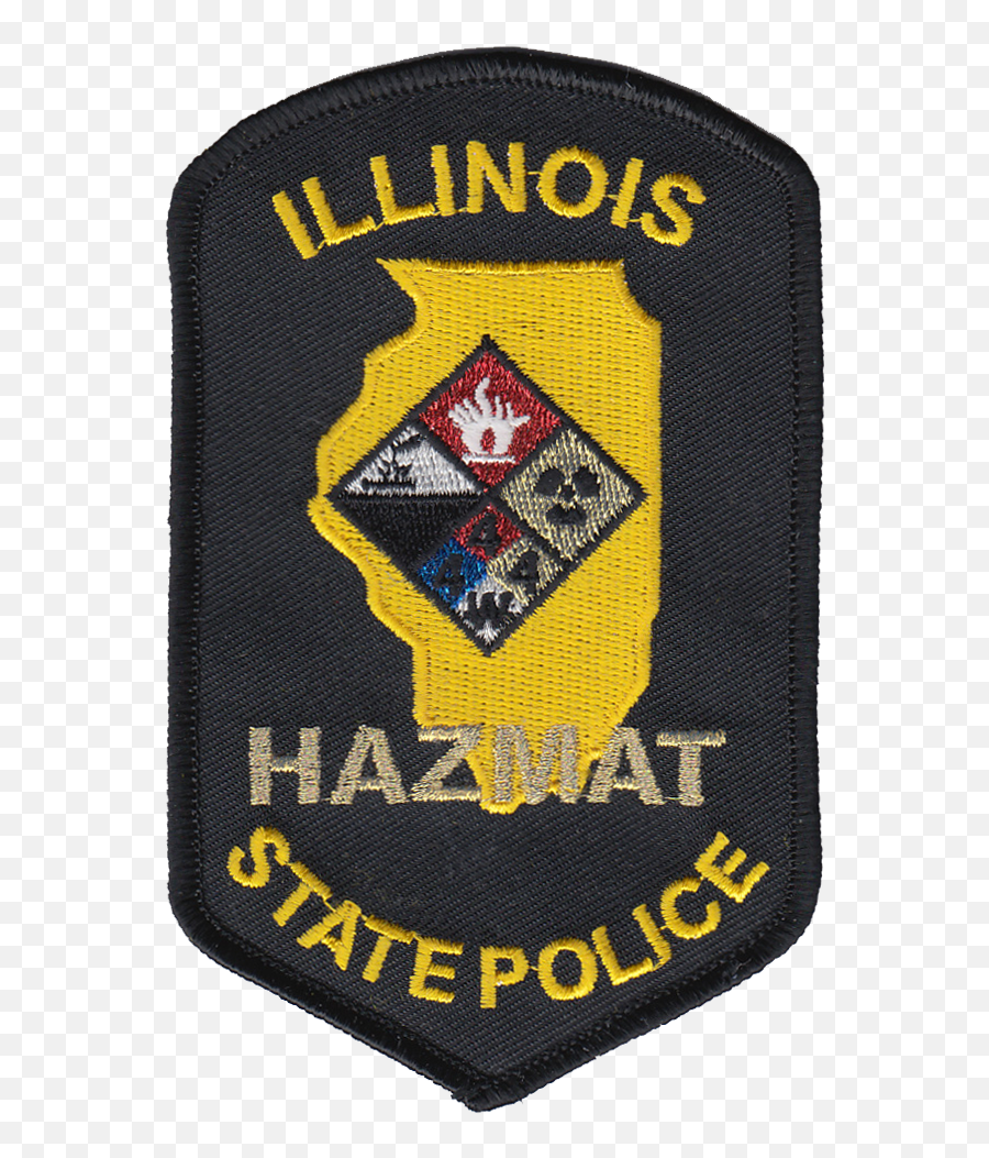 Illinois State Police Shoulder Patch Hazmat Emoji,Hazmat Logo