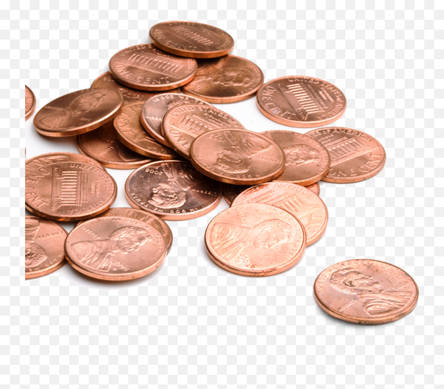 Download What The Death Of The Penny Means For Our Money - Penny Stocks Png Emoji,Money Pile Png