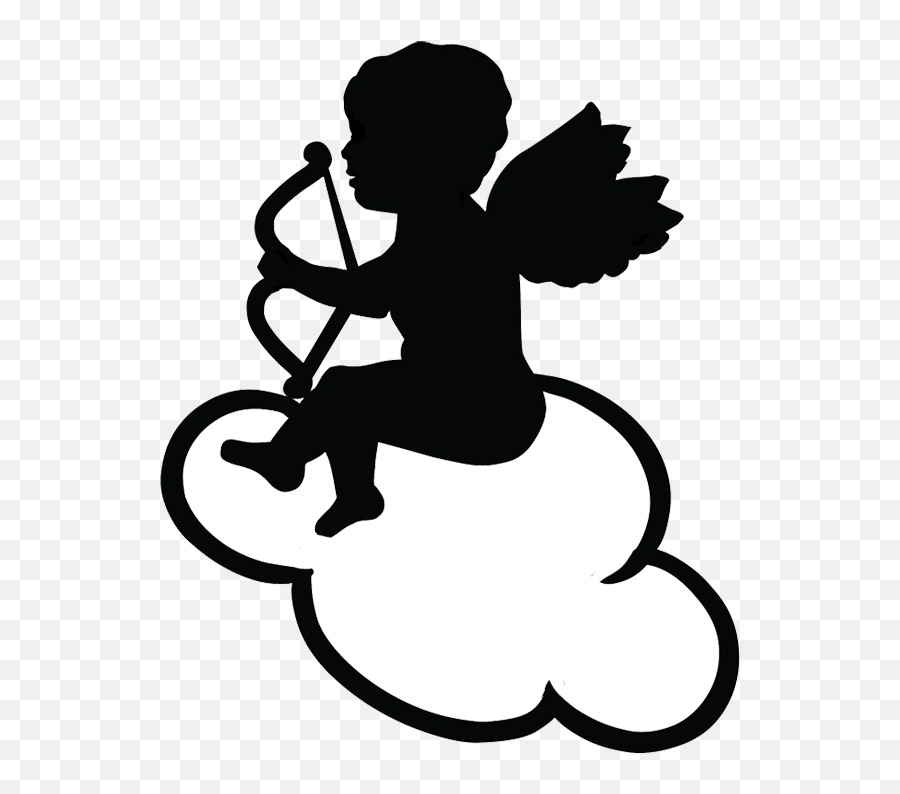 Download White Cupid Png Banner Free Library - Clip Art White Love Arrow Png Emoji,Cupid Png