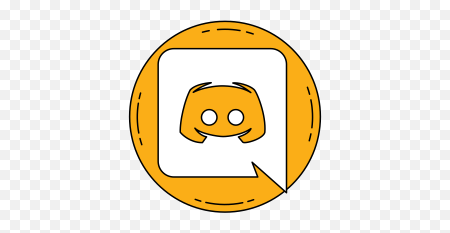 Logo Orange Discord Free Icon Of - Orange Discord Icon Emoji,Discord Logo