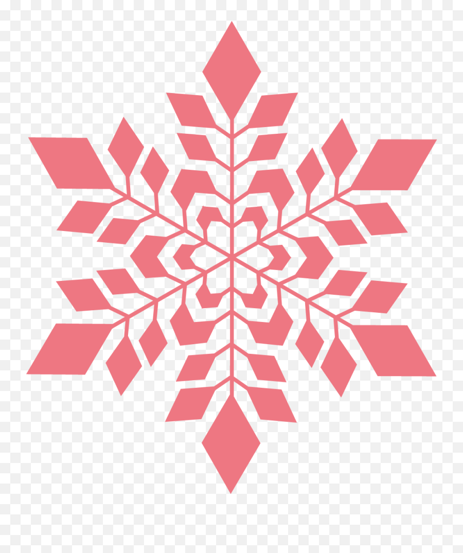 Elsa Snowflake Light Clip Art - Snowflake Transparent Png Transparent Background Red Snowflake Clipart Emoji,Snowflakes Clipart
