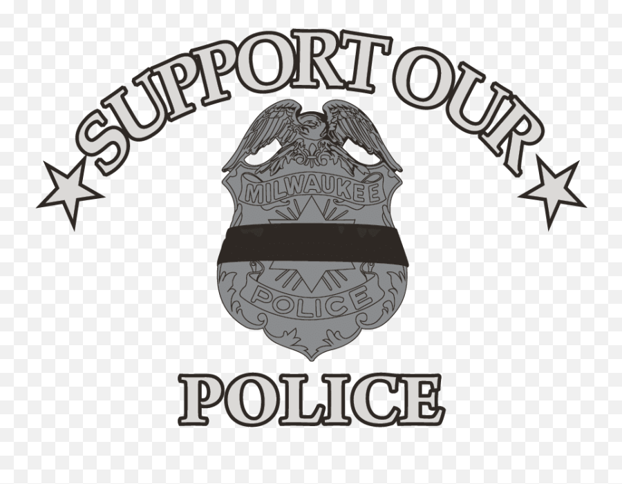 Support Our Police T - Shirt Language Emoji,Police Logo