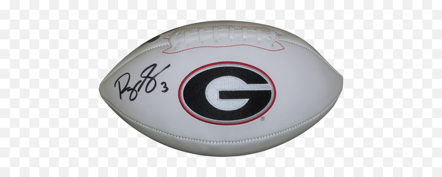 Roquan Smith Autographed Georgia Bulldogs Logo Football Emoji,Georgia Bulldogs Logo Png