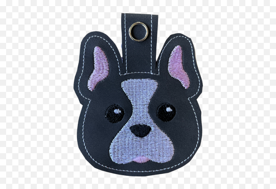 In The Hoop Embroidery Design Key Fob U2013 Boston Terrier U2013 All Emoji,Boston Terrier Png