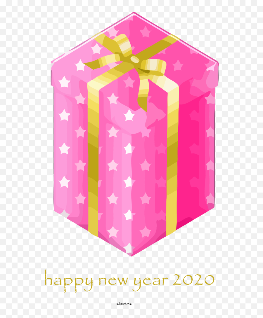 Holidays Pink Present Gift Wrapping For Christmas Emoji,Merry Christmas Clipart Images