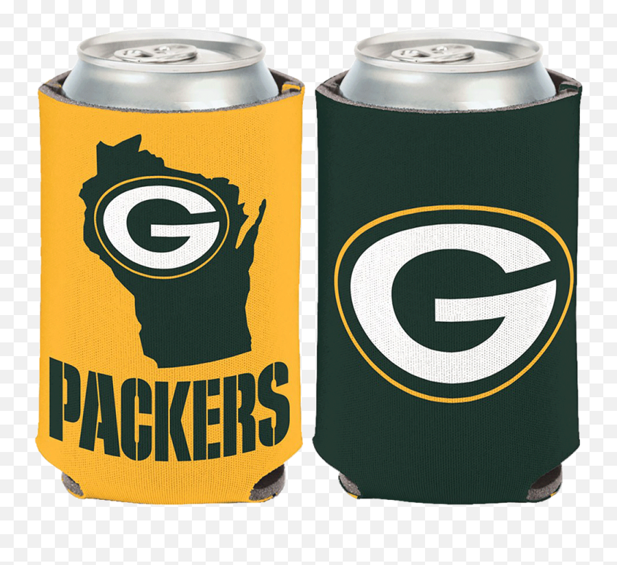 Wincraft Green Bay Packers Can Coozie Greengold Emoji,Green Bay Packer Logo Pictures