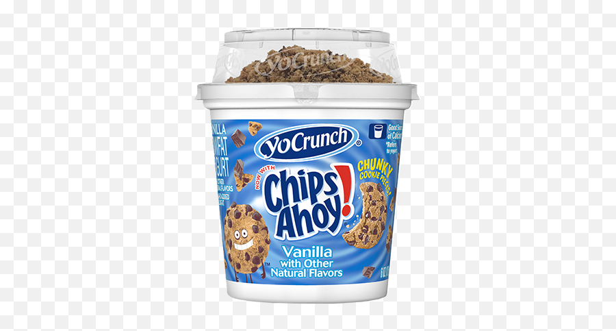 Cookie Dough Yogurt Yocrunch Emoji,Chips Ahoy Logo