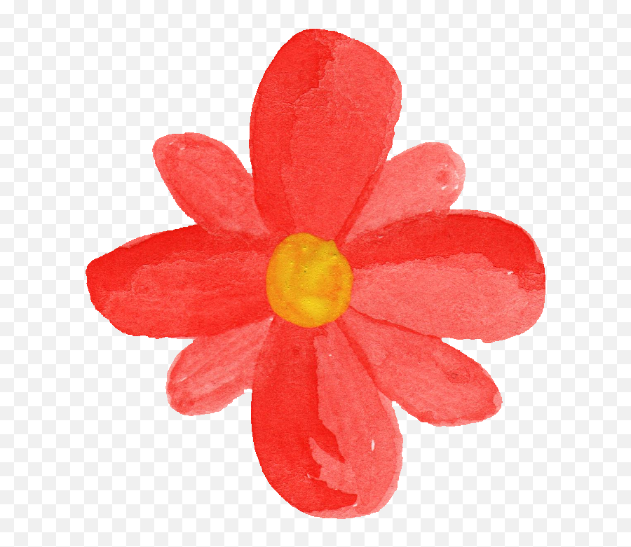 15 Watercolor Flowers Png Transparent Vol 2 Onlygfxcom - Lovely Emoji,Flower Transparent Background