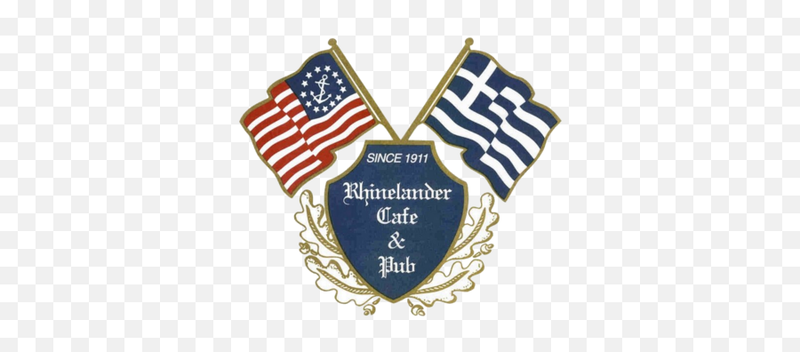 Rhinelander Cafe U0026 Pub Menu In Rhinelander Wisconsin Usa Emoji,Restaurant With Flag Logo