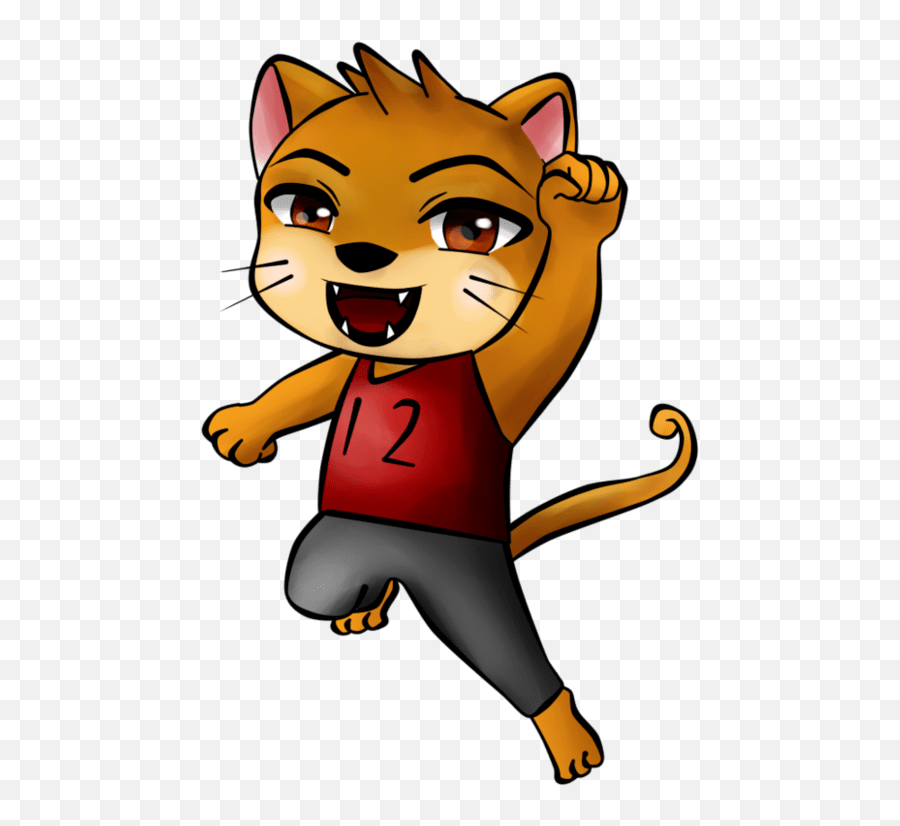 Cartoon Cougar Clip Art - Png Download Full Size Clipart Emoji,Cougar Paw Clipart