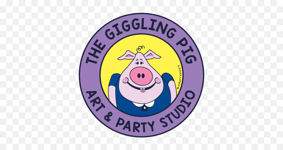 Kids Art Lessons - Giggling Pig Emoji,Pig Logo
