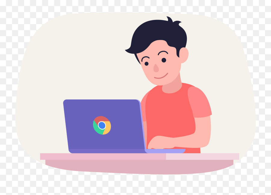 Student Chromebook Clipart - Happy Emoji,Chromebook Clipart