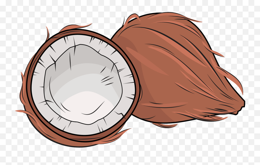 Coconut Clipart - Coconut Clipart Emoji,Coconut Clipart