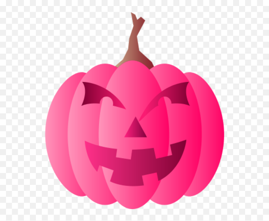 Download Pink Pumpkin Clipart - Halloween Clipart Pink Pink Pumpkin Clipart Emoji,Pumpkin Clipart