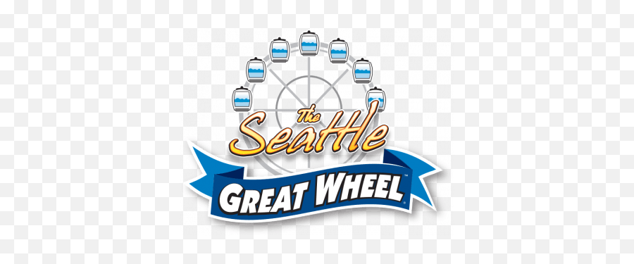 Seattle Ferris Wheel At Pier 57 - Seattle Great Wheel Emoji,Wheel Logo