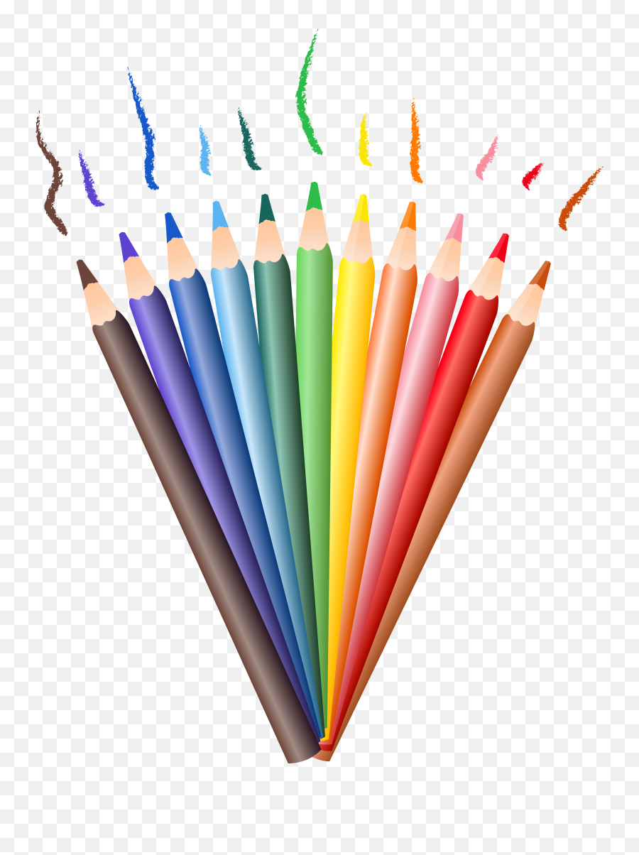 Colored Pencil Drawing Clip Art - Pencils Png Clipart Transparent Background Colored Pencils Clipart Emoji,Pencil Clipart