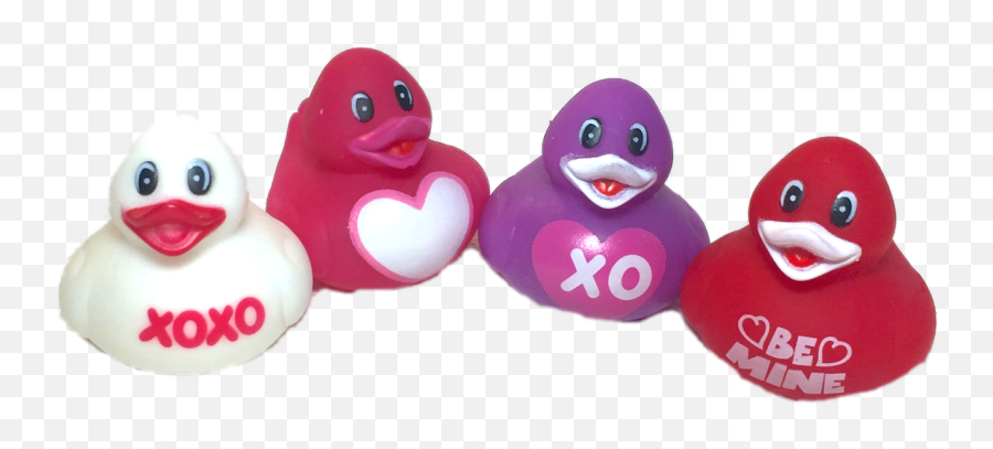 Valentines Rubber Duck Special Bundle - Soft Emoji,Rubber Duck Transparent