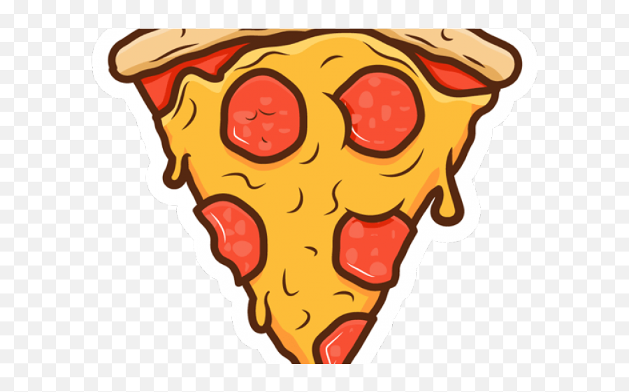 Pizza Clipart Transparent Background - Cartoon Pizza Desenho Png Emoji,Pizza Clipart