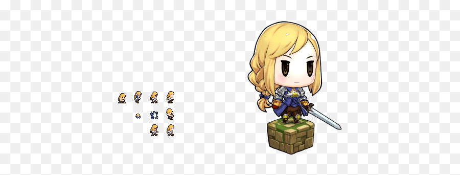 The Spriters Resource - Full Sheet View Pictlogica Final Final Fantasy Tactics Agrias Sprite Emoji,Final Fantasy Tactics Logo