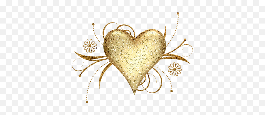 Love Gold Hearts - Gold Heart Gif Png Emoji,Gold Heart Clipart