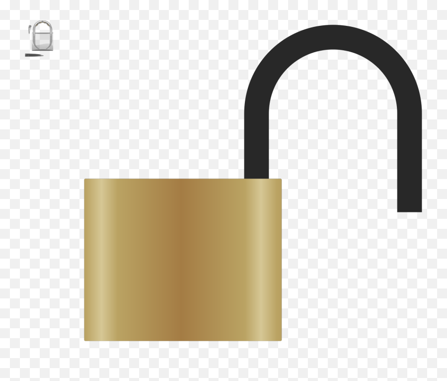 Lock - Open Svg Vector Lock Open Clip Art Svg Clipart Lock Open Clipart Emoji,Lock And Key Clipart