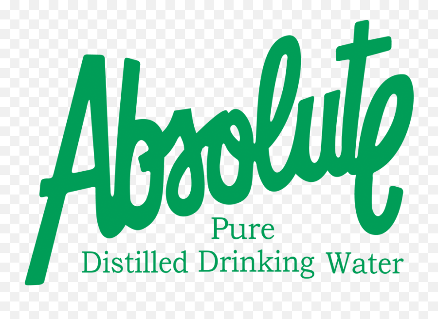 Brand Name Logo Symbol Absolute Pure - Absolute Distilled Water Logo Emoji,Water Logo