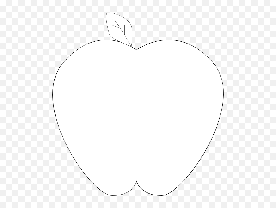 Download Black And White Apple Clipart - Fresh Emoji,Apple Clipart Black And White