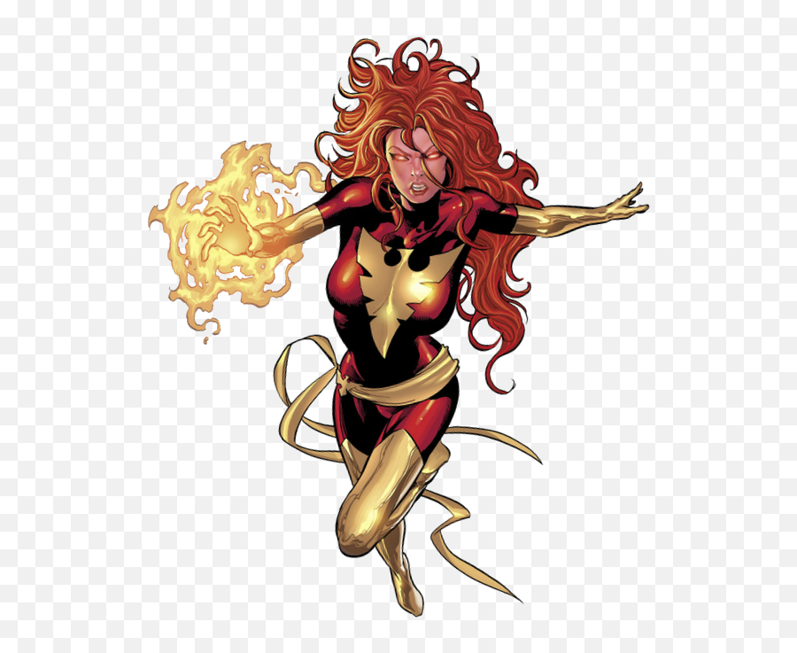 Download Dark Phoenix Jean Grey Marvel Comics - Transparent Emoji,Phoenix Transparent Background
