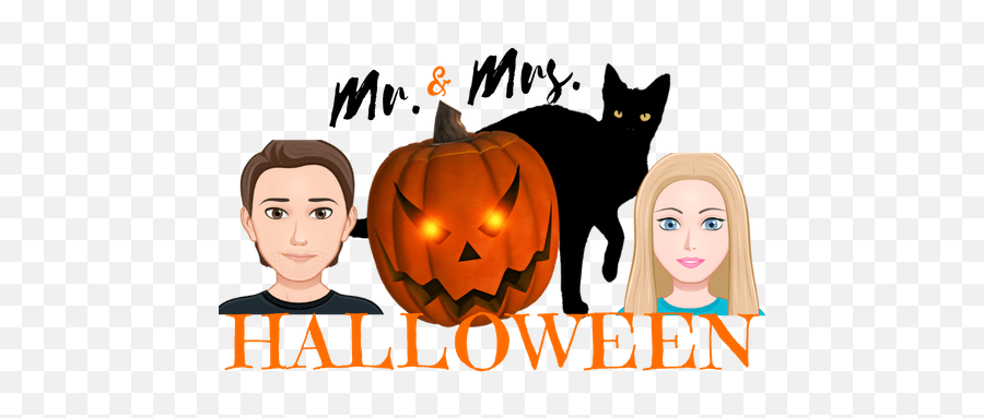 About - Mr And Mrs Halloween Emoji,Halloween Png Transparent