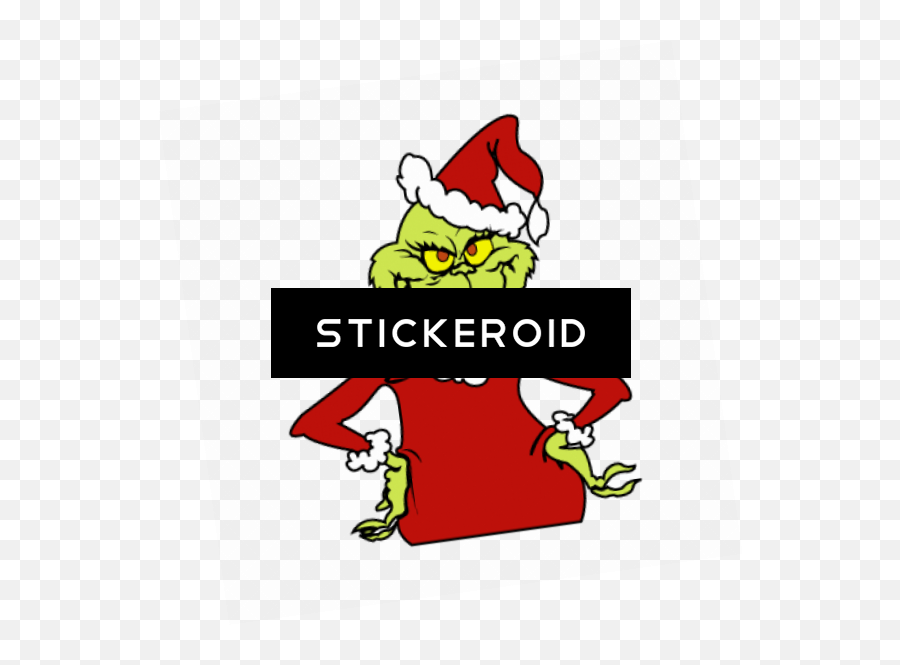 Download Christmas Grinch Santa Claus - Stole Grinch Emoji,Grinch Png