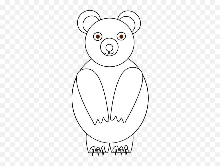 Free Clip Art Olympic Bear By Lantaire Emoji,Bear Clipart Outline